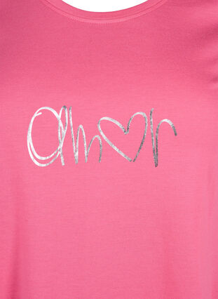 FLASH – kuviollinen t-paita, Hot Pink Amour, Packshot image number 2