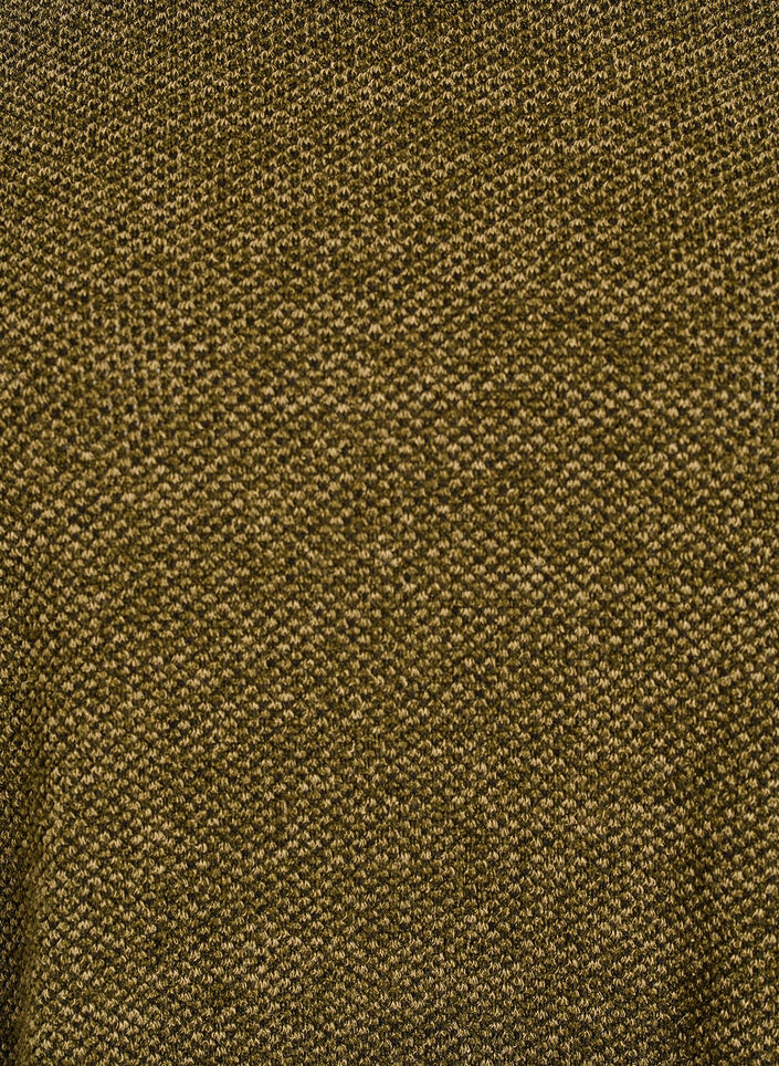 Pitkähihaiset pusero rakenteella, Vihreä, Packshot image number 2