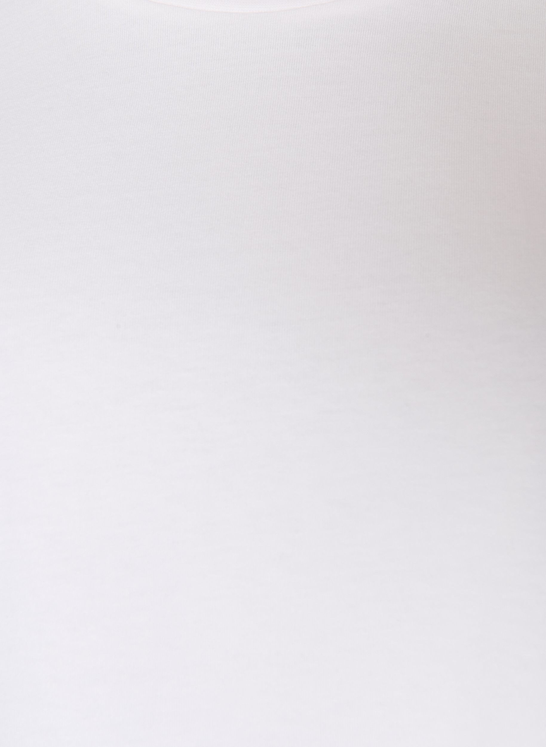 ZizziPerus pitk&auml;hihainen T-paita, Valkoinen, Packshot image number 2