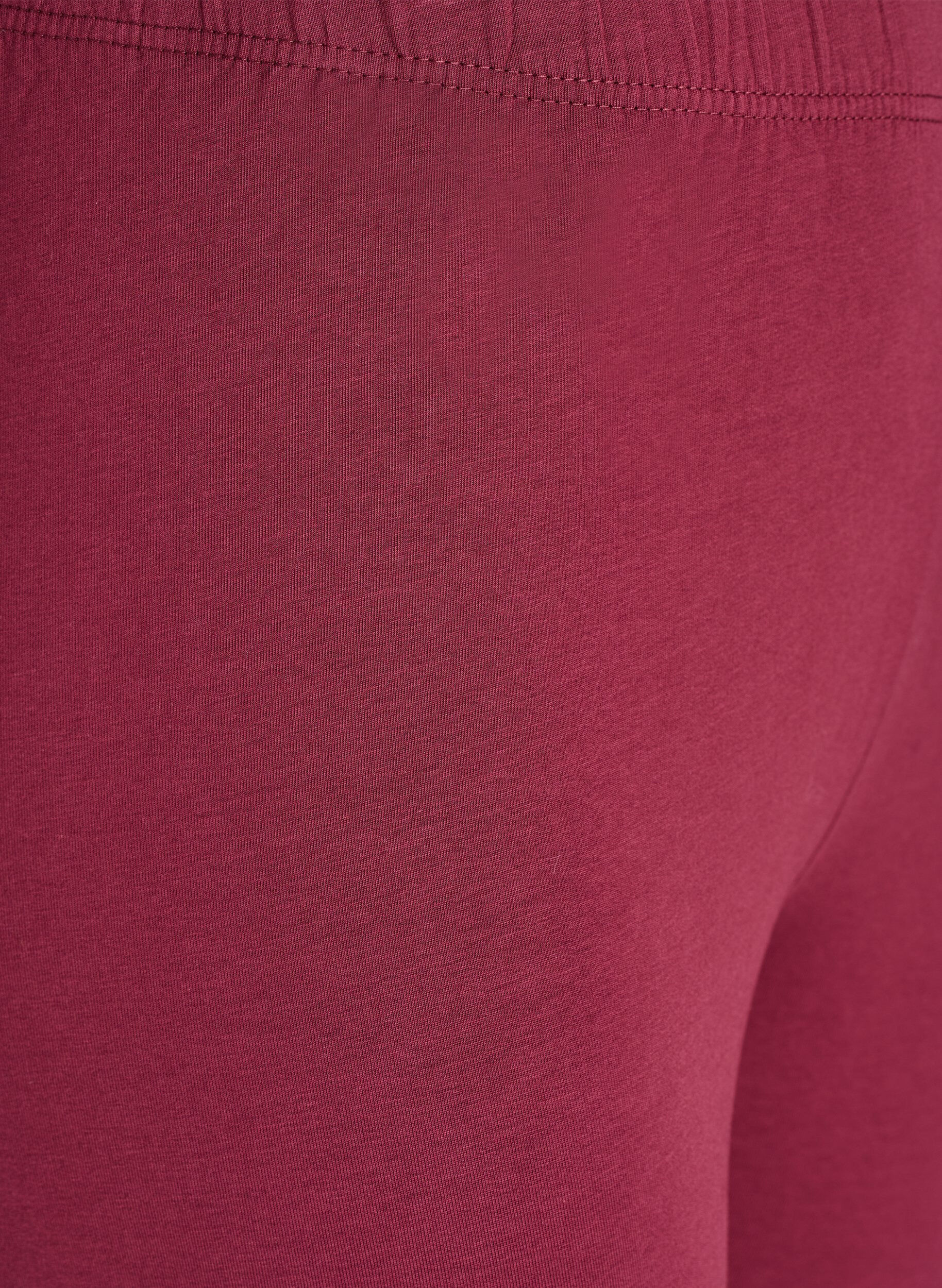 ZizziPuuvillaleggingsit vuorella, Tumma Bordeaux, Packshot image number 2
