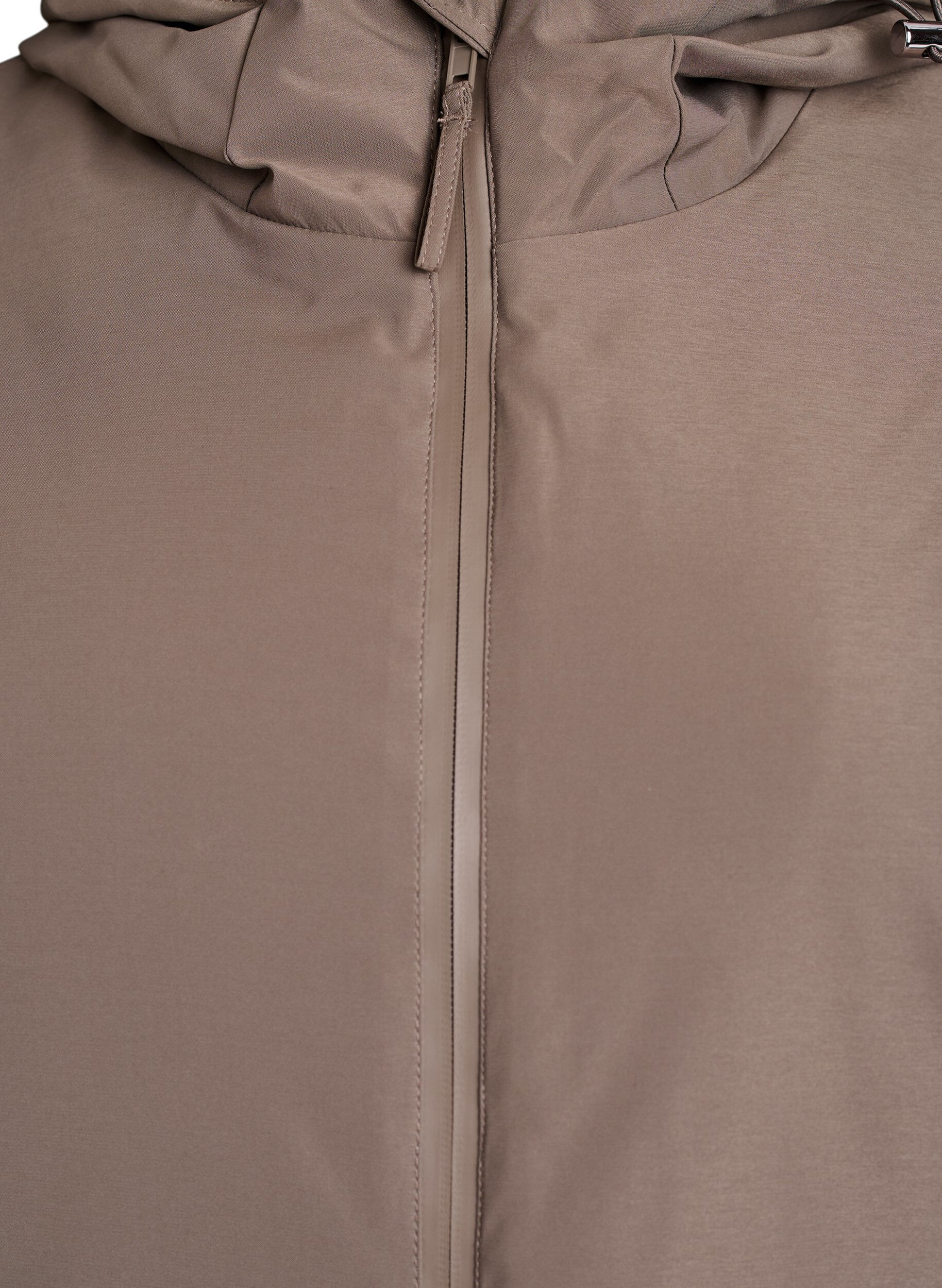 Zizzi Talvitakki s&auml;&auml;dett&auml;v&auml;ll&auml; vy&ouml;t&auml;r&ouml;ll&auml;, Ruskea, Packshot image number 2