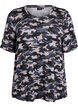 T-paita, jossa TENCEL&trade; Lyocell ja maastokuvio, Harmaa, Packshot image number 0
