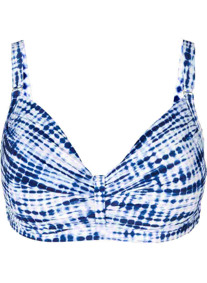 Kaarituellinen bikiniyläosa kuosilla , Tie Dye Print, Packshot image number 0