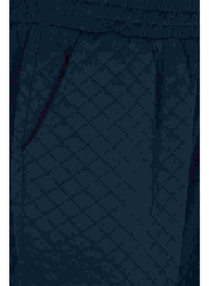 Tikatut collegehousut taskuilla, Navy Blazer, Packshot image number 2