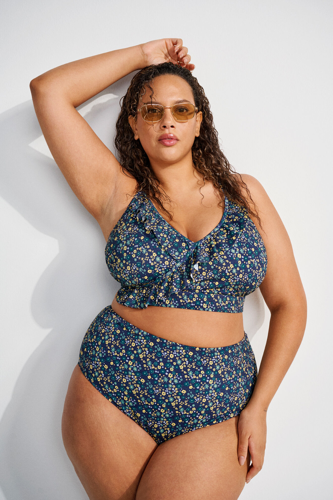 Zizzi Kukkainen bikinit, , Model