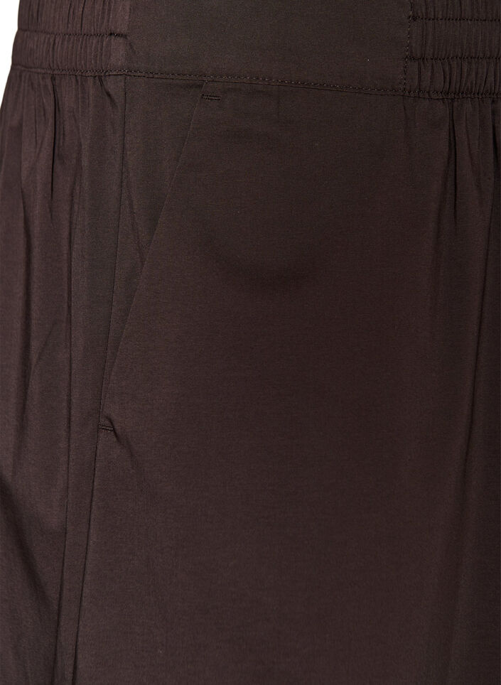 Ilmapallohousut taskuilla ja joustavalla vy&ouml;t&auml;r&ouml;ll&auml;, Ruskea, Packshot image number 2