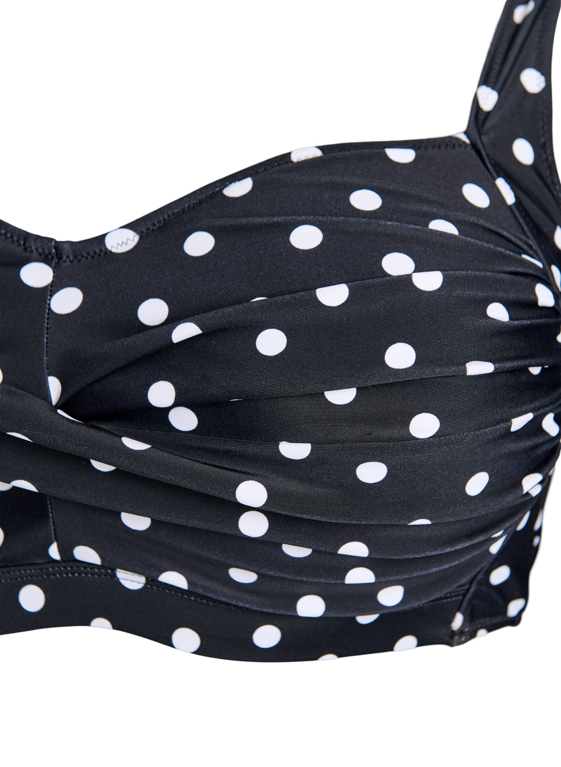 Zizzi Toppi, jossa on toppaukset ja printti, Musta, Packshot image number 2