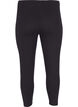 3/4-pituiset viskoosileggingsit, Musta, Packshot image number 1