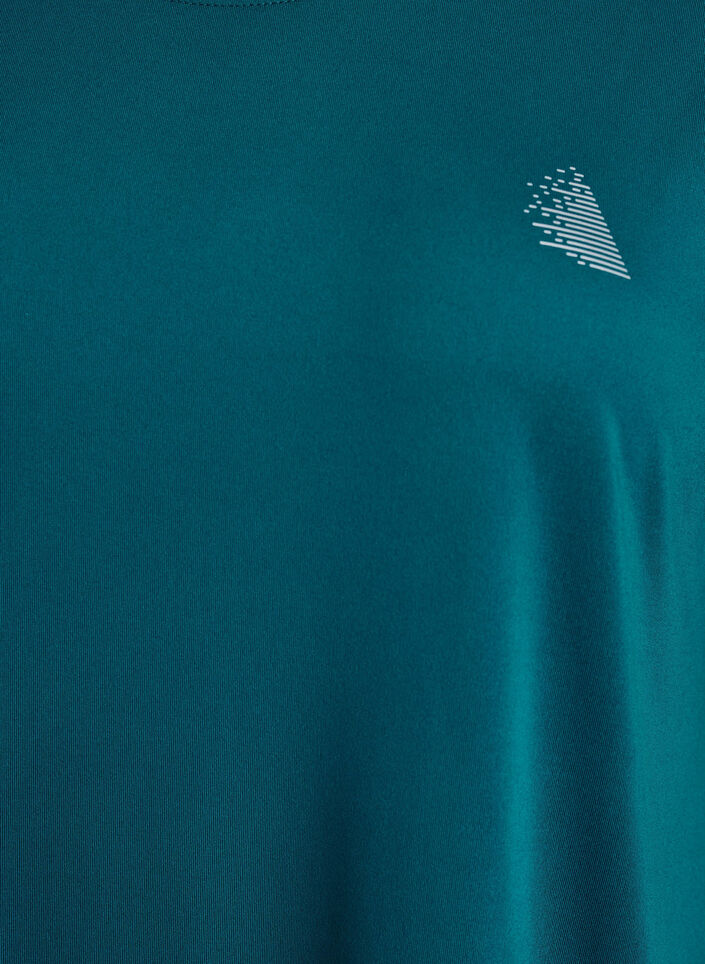 Pitk&auml; treeni-t-paita, Vihre&auml;, Packshot image number 2