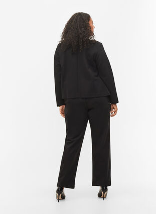 Leveät housut taskuilla , Black, Model image number 1