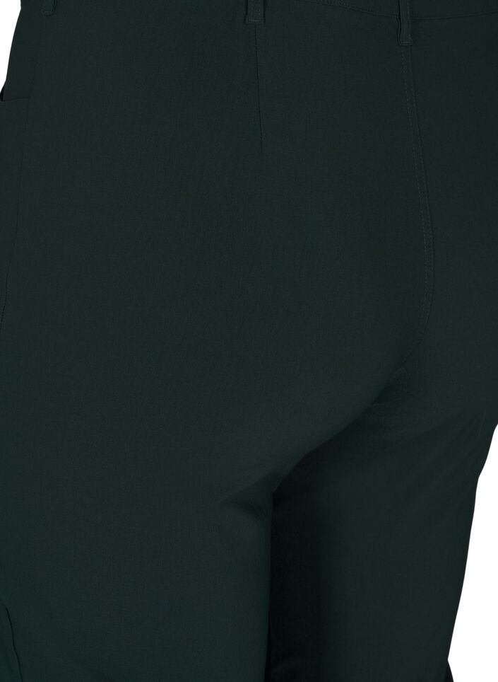 Klassiset housut viskoosisekoitetta, Vihre&auml;, Packshot image number 3