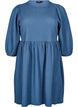 FLASH - Lyhyt mekko tekstuurilla ja 3/4-hihoilla, Sargasso Sea, Packshot image number 0
