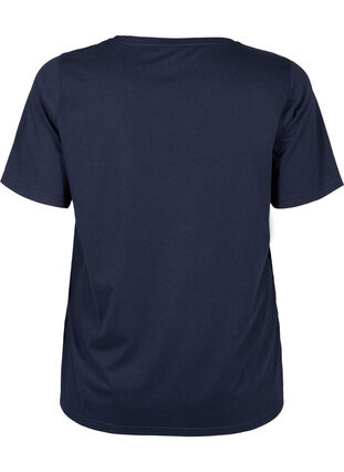 FLASH – kuviollinen t-paita, Navy Bl Rose Gold, Packshot image number 1