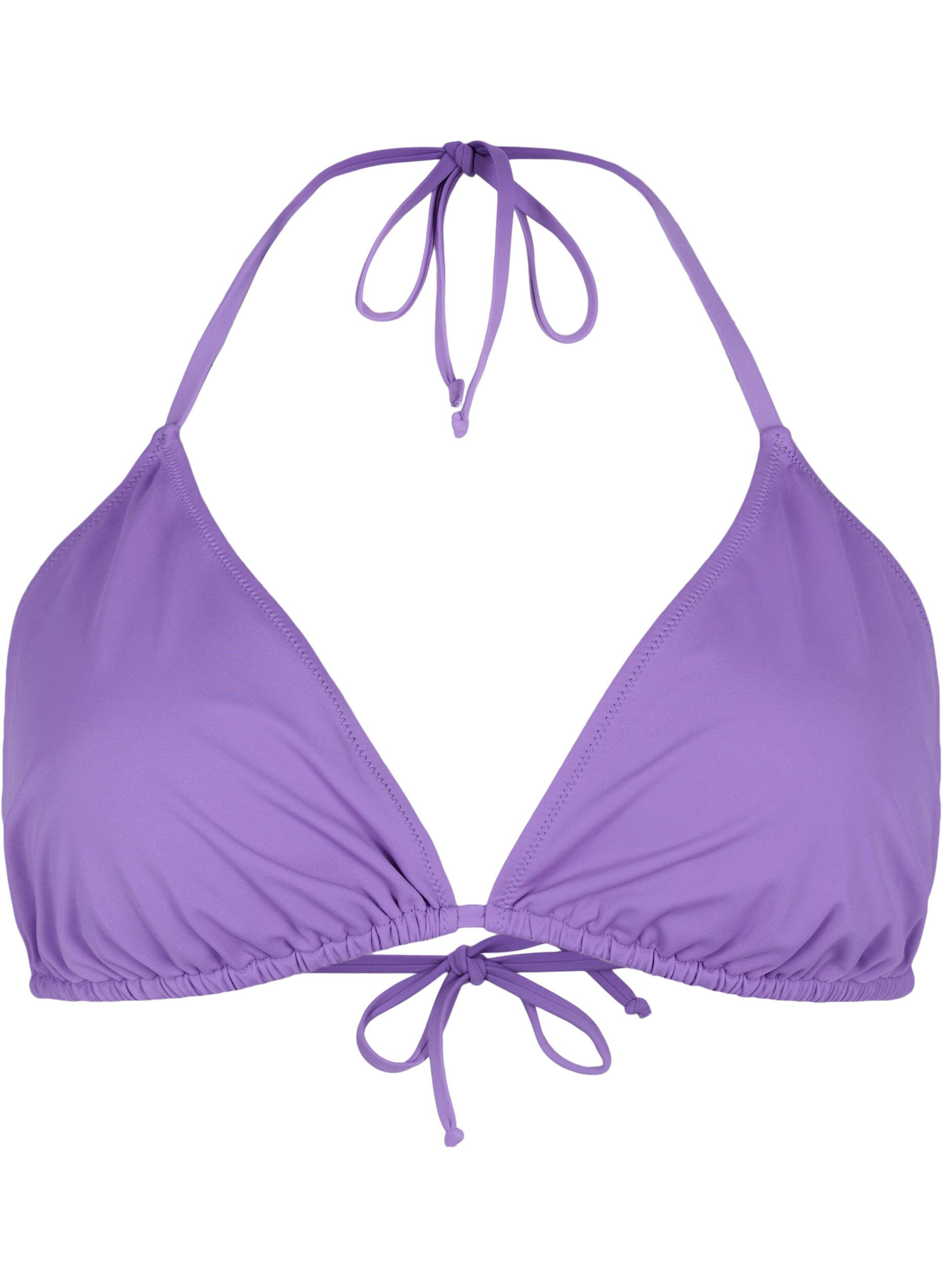 Zizzi Yksiv&auml;rinen lappubikiniyl&auml;osa, Violetti, Packshot image number 0