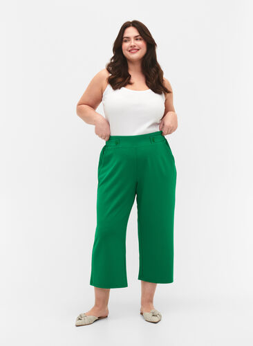 7/8-pituiset housut väljässä mallissa, Jolly Green, Model image number 0