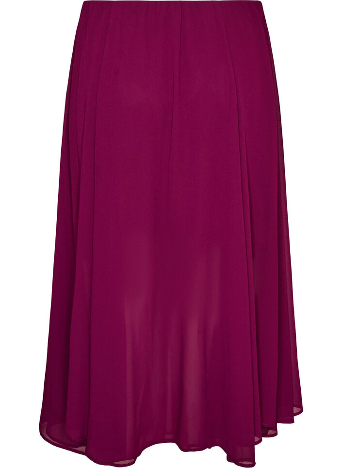 A-linjainen midihame, Violetti, Packshot image number 1