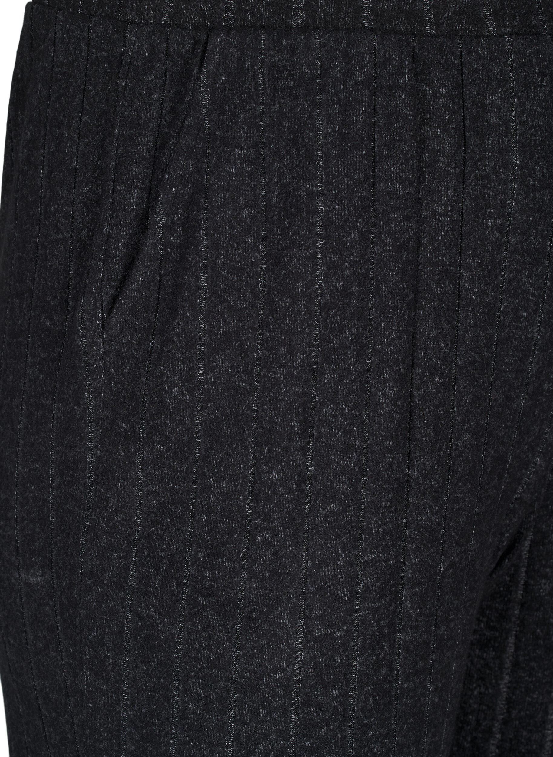 Zizzi Loungehousut taskuilla, Musta, Packshot image number 2