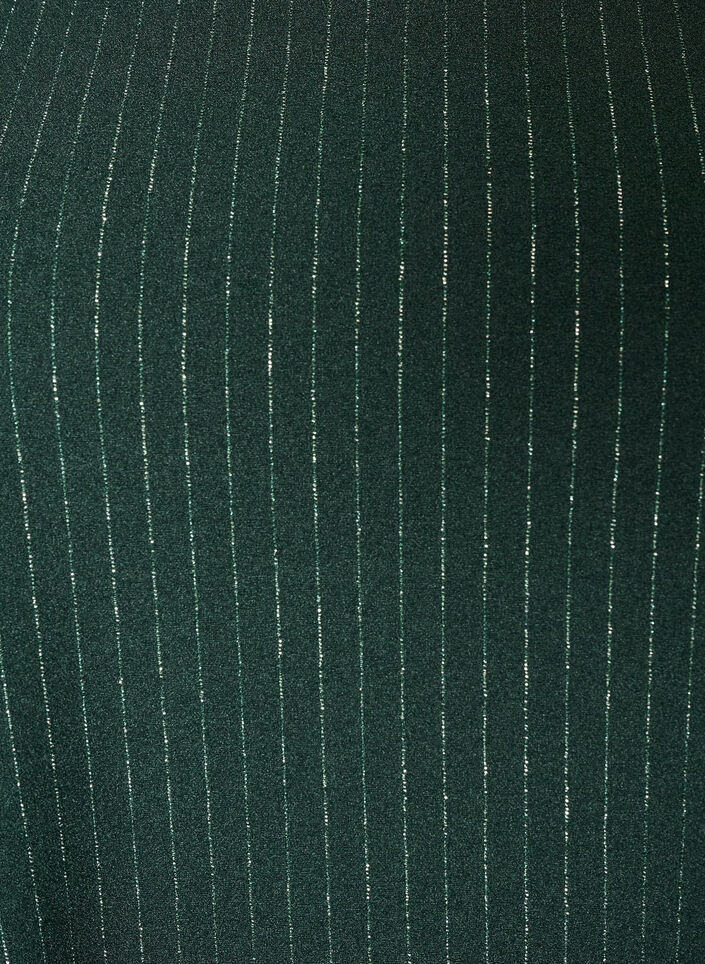 Lyhyt A-linjainen mekko kimalteraidoilla, Vihre&auml;, Packshot image number 2