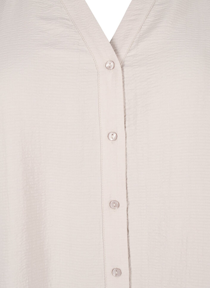 Paitapusero viskoosia, ¾-mittaiset hihat, Chateau Gray, Packshot image number 2