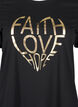 FLASH – kuviollinen t-paita, Black Gold Faith, Packshot image number 2