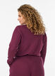 Luomupuuvillainen pyjamapaita rei&rsquo;itetyll&auml; kirjailulla, Tumma Bordeaux, Model image number 2