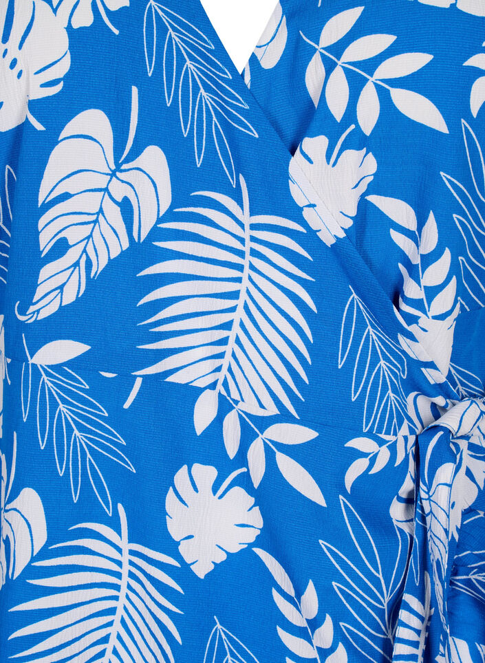 Flash – Lyhythihainen kietaisumekko, Skydiver White AOP, Packshot image number 2