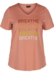 T-paita printillä, Canyon Rose BREATHE 