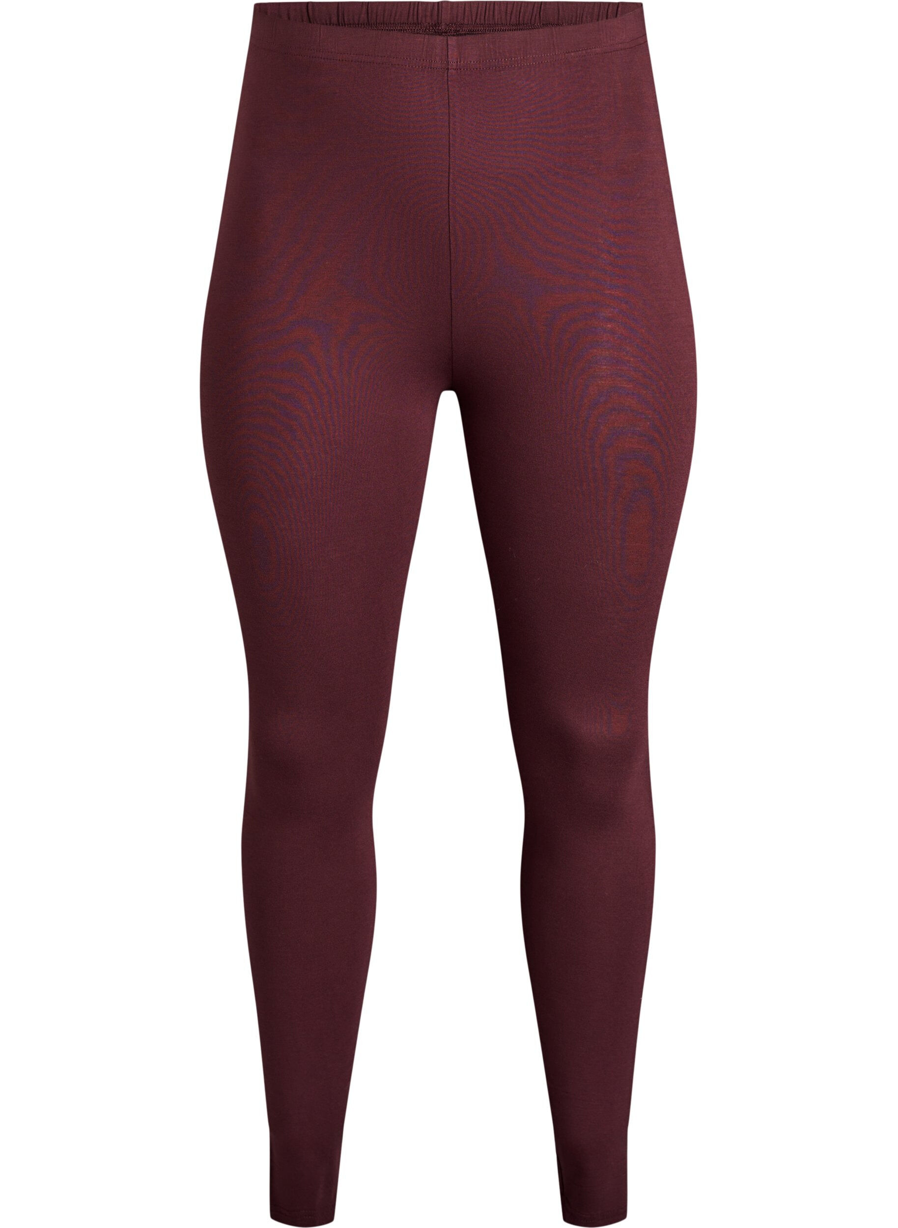 ZizziPeruslegginsit viskoosia, Tumma Bordeaux, Packshot image number 0