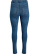 Amy korkea vy&ouml;t&auml;r&ouml;iset super slim fit -farkut, Sininen, Packshot image number 1