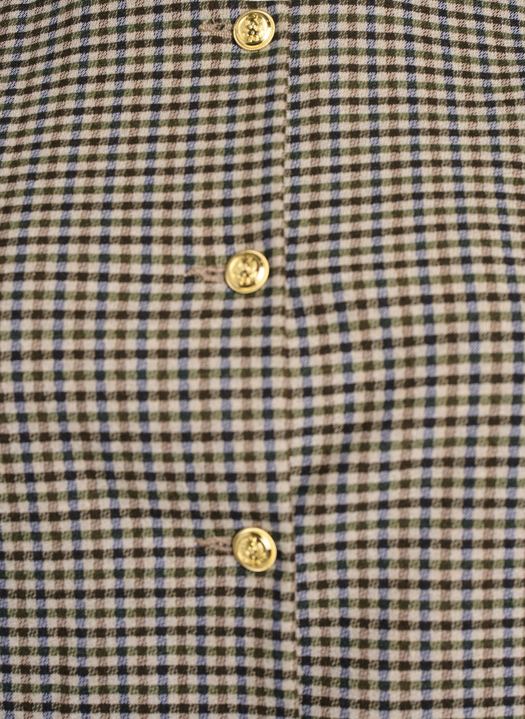 Zizzi Lyhyt takki kultaisilla napeilla, Ruskea, Packshot image number 2