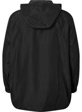 Anorakki hupulla ja taskulla, Black, Packshot image number 1