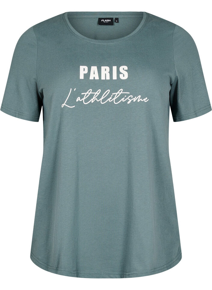 FLASH - T-paita printillä, Vihreä, Packshot image number 0