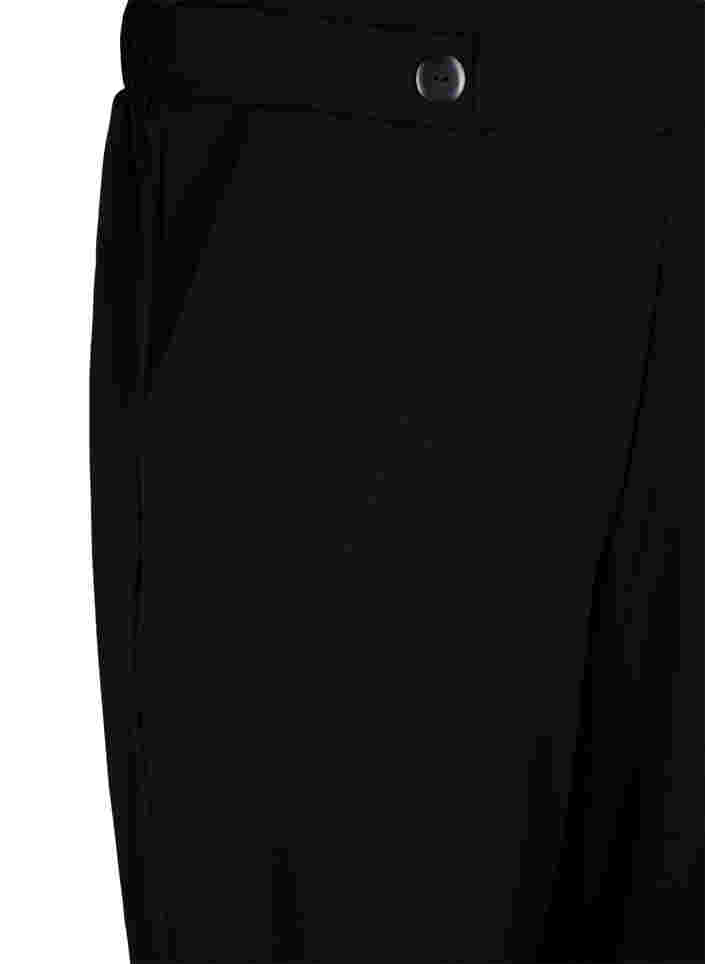 Väljät housut taskuilla, Black, Packshot image number 2