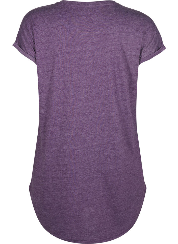 Lyhythihainen yöpaita tekstipainatuksella, , Packshot image number 1