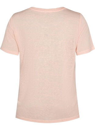 T-paita niiteillä ja pyöreällä pääntiellä, Pale Blush, Packshot image number 1