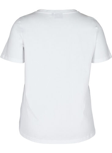 T-paita printillä, Bright White TRAVEL, Packshot image number 1
