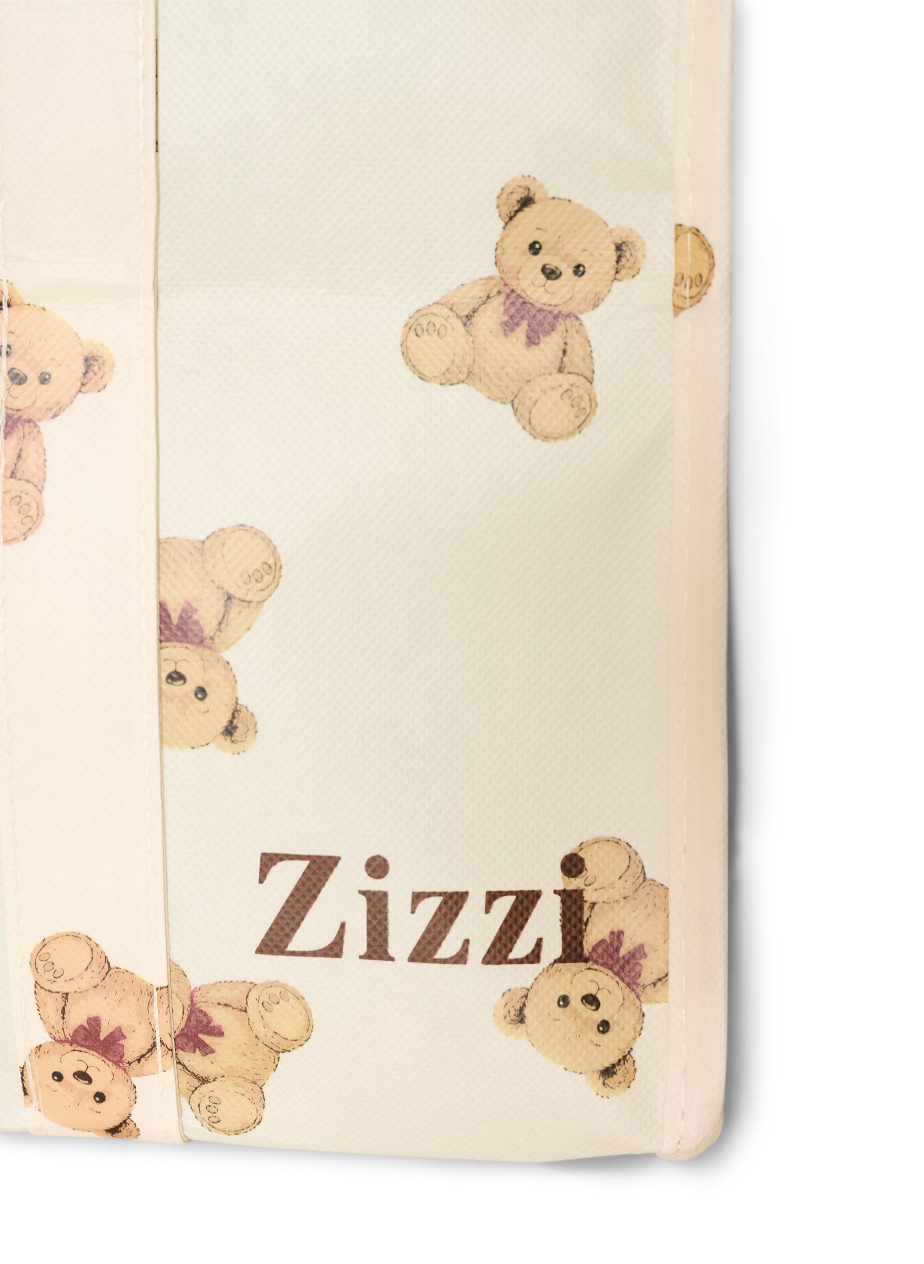 ZizziOstoskassi vetoketjulla, Beige, Packshot image number 2