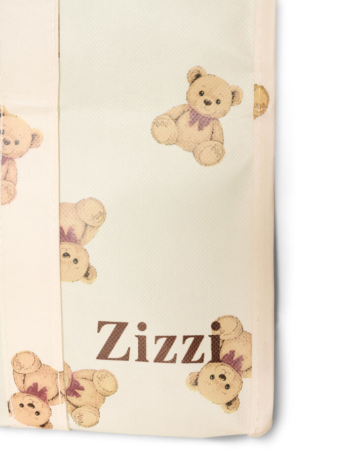 Ostoskassi vetoketjulla, Beige, Packshot image number 2