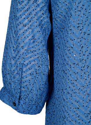 Pilkullinen paitamekko 3/4-hihoilla ja halkiolla, Riverside Dot, Packshot image number 4
