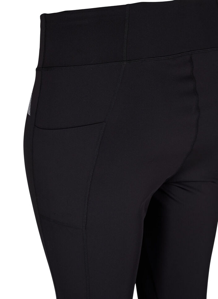 CORE, POCKET TIGHTS -Treenitrikoot mesh-kankaalla ja taskulla, Black, Packshot image number 3