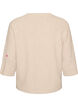 Neulottu pusero pienill&auml; brodeeratuilla kuvioilla, Beige, Packshot image number 1