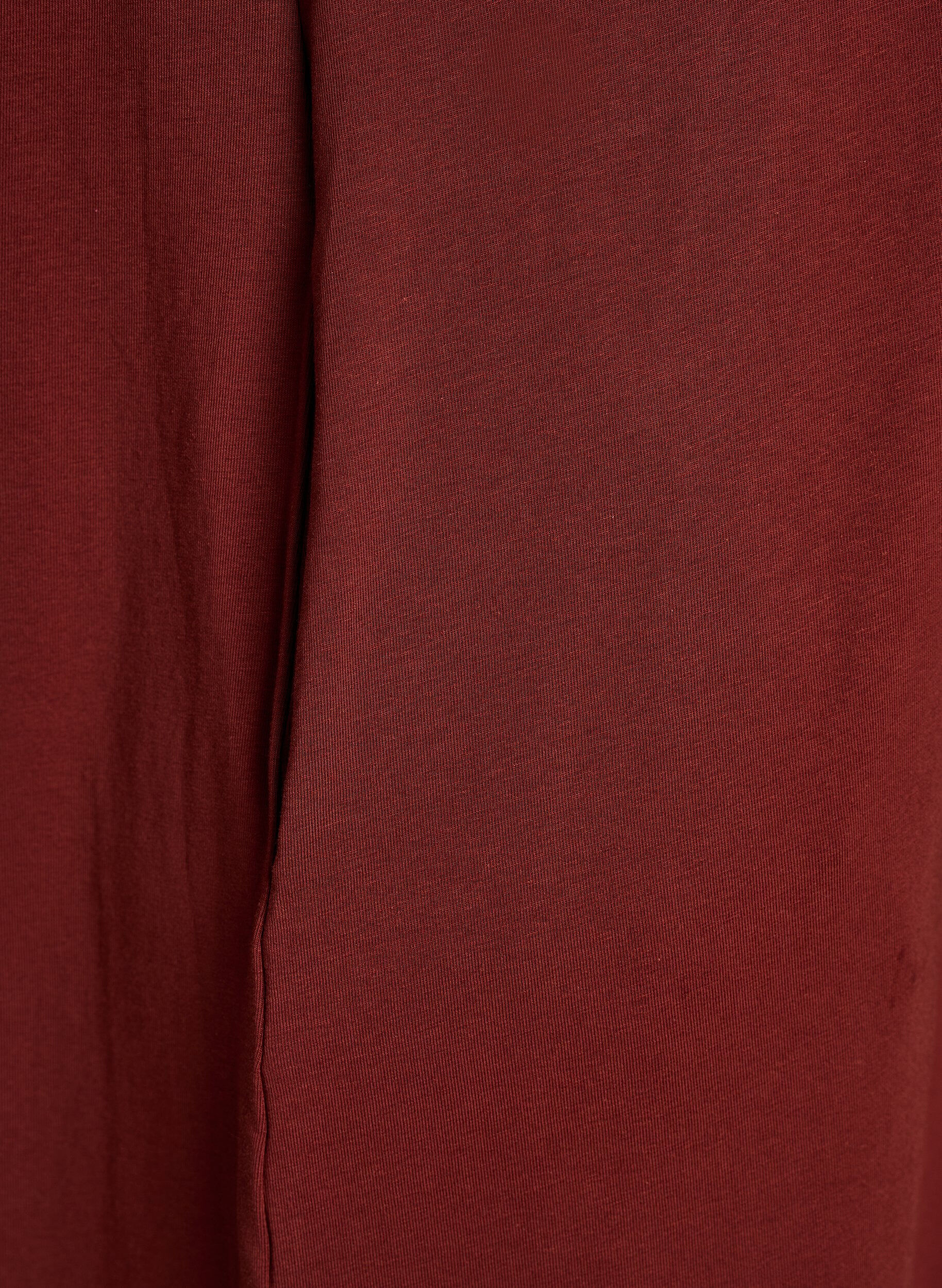 Zizzi V-aukkoiset midi T-paitamekot, 0426, Packshot image number 3