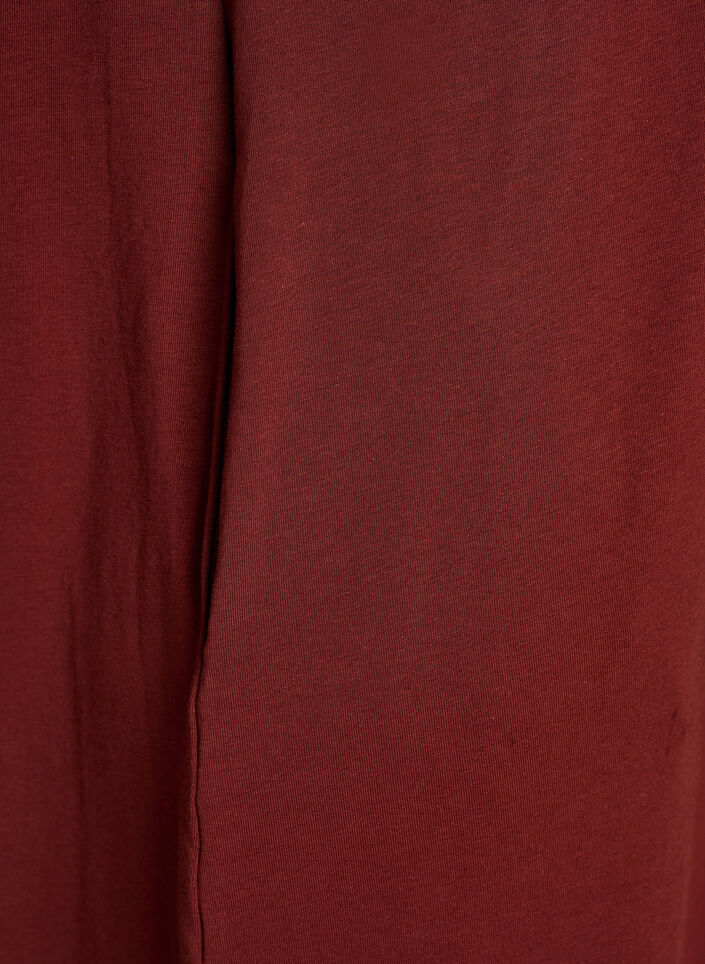 V-aukkoiset midi T-paitamekot, 0426, Packshot image number 3