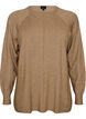 Neulepusero py&ouml;re&auml;ll&auml; p&auml;&auml;ntiell&auml; ja neulekuviolla, Beige, Packshot image number 0