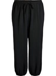 Korkeavy&ouml;t&auml;r&ouml;iset balloon-housut, Musta