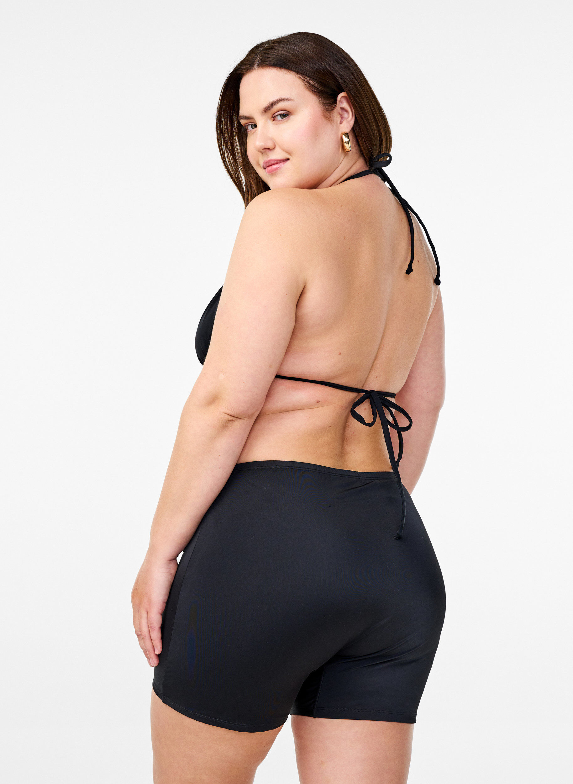 Zizzi Bikinishortsit, Musta, Model image number 1