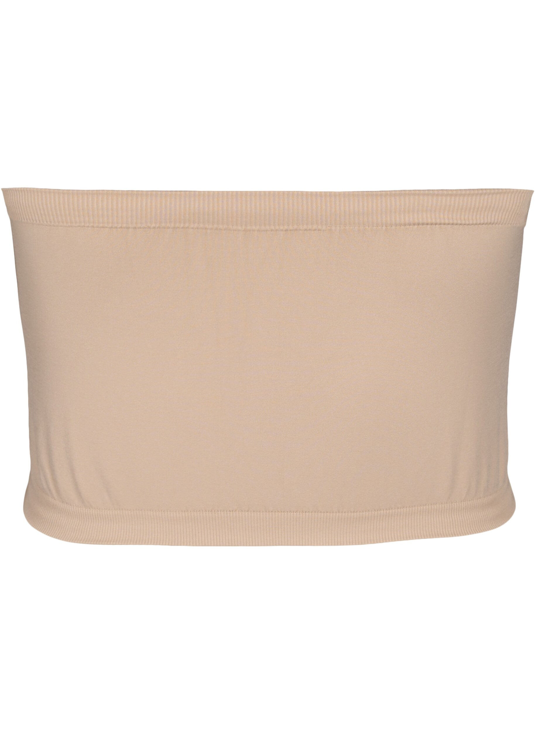 Zizzi Bandeau-rintaliivit , Beige, Packshot image number 1