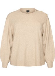 Neulepusero nappiyksityiskohdilla, Beige