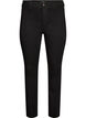 Amy-super slim fit -farkut korkealla vy&ouml;t&auml;r&ouml;ll&auml;, Musta, Packshot image number 0