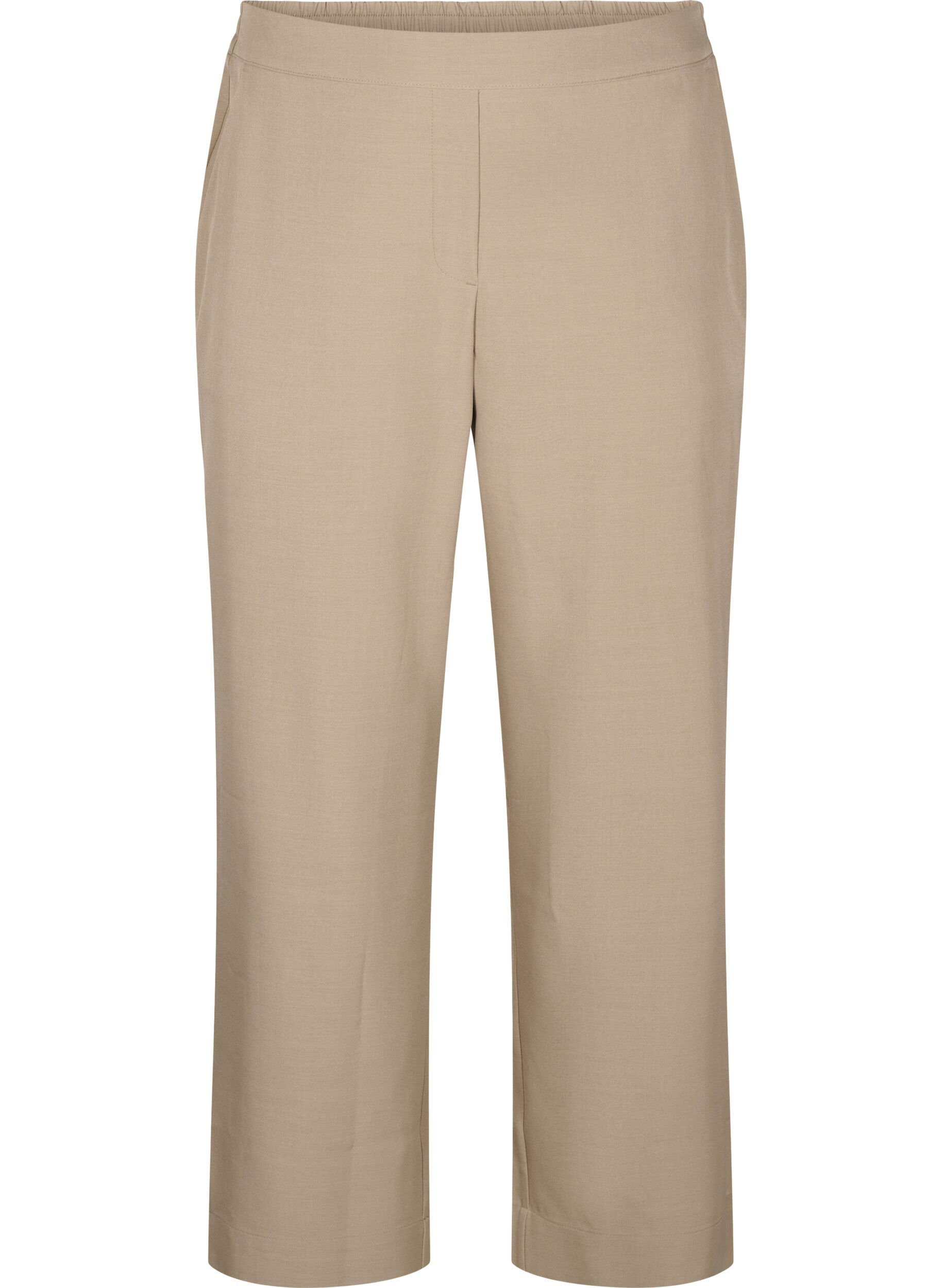 Zizzi FLASH - Rento housut taskuilla, Weathered Teak Mel, Packshot image number 0